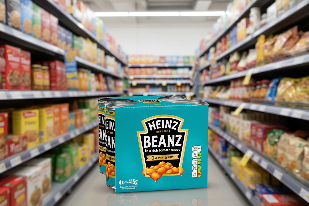 24 x Heinz Baked Beans (6 x 4er-Packs) 415g