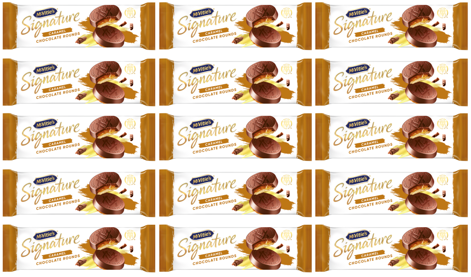 15 x McVitie's Caramel Chocolate Rounds 109g