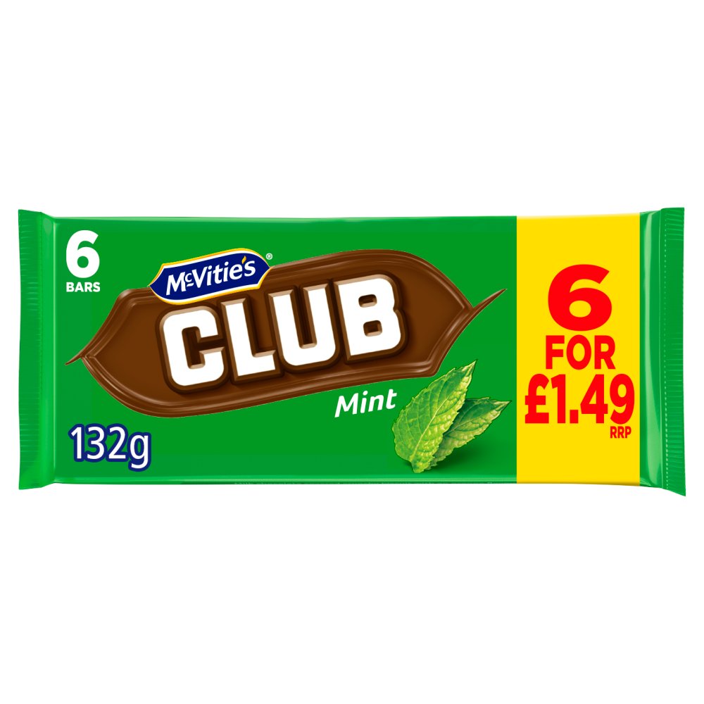 12 x Mcvities Club Orange 7 unidades - 154 GM