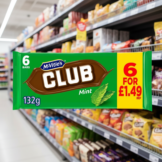 McVitie's Club Orange Biscuit Bars 7pk x 12 Packs (154g)