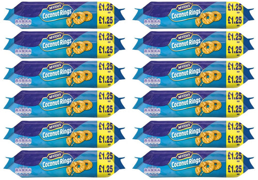 McVitie's Coconut Rings 300g | Case of 12