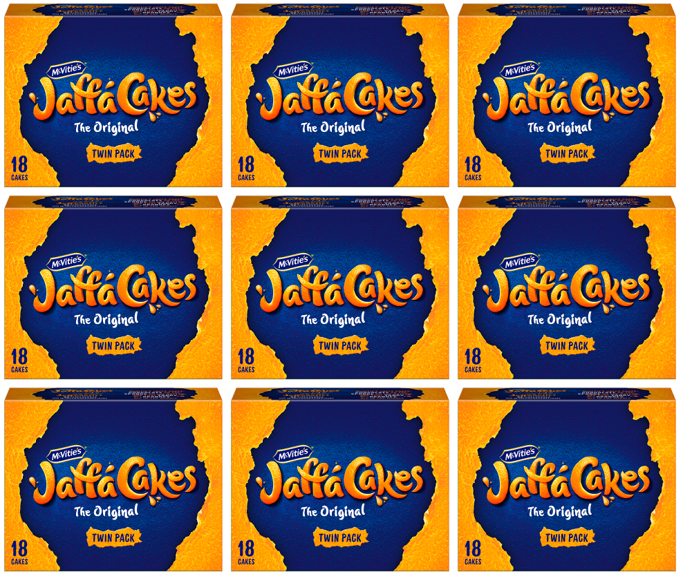 9 x Mcvities Jaffa Cakes Twinpack 2X9er-Pack
