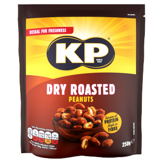 12 x Kp Trockengeröstete Erdnüsse Beutel 250g