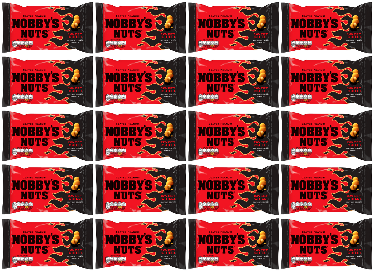20 x Nobbys Nuts Sweet Chilli 40g