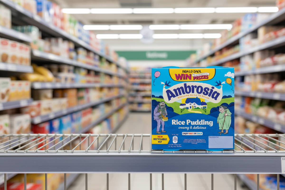 4 x Ambrosia Arroz Cremoso Vasitos Pack de 4 - 120GM