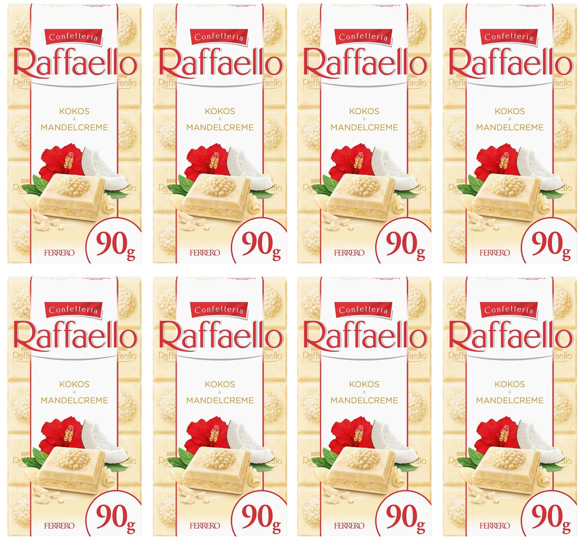 8 x Ferrero Rocher Weiße Schokolade Haselnuss 90g