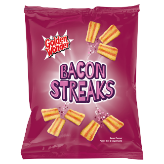 12 x Golden Wonder Bacon Streaks 150g