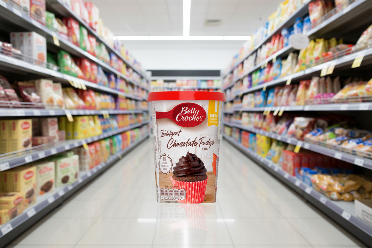 6 x Betty Crocker Cobertura de Chocolate Fudge 400G
