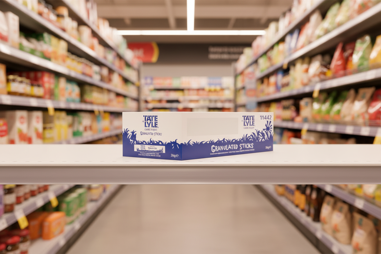 Azúcar granulado blanco Tate & Lyle en sobres - 1000 porciones (2,5 kg)