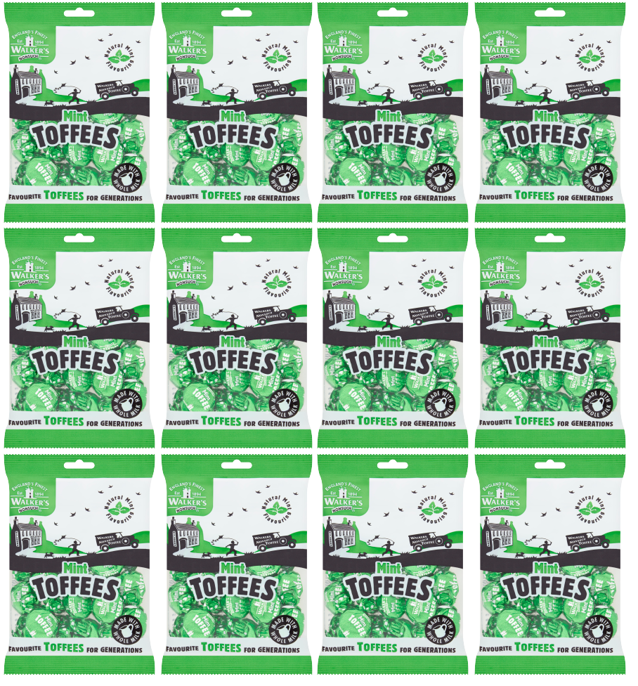 12 x Walkers Mint Toffees 150g