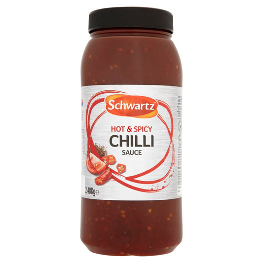 4 x Salsa de Chile Picante Schwartz 2.48Kg