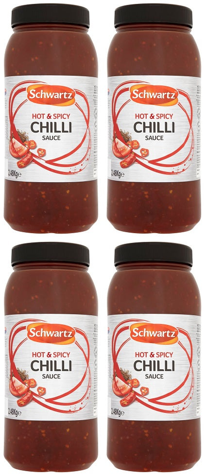 Schwartz Hot & Spicy Chilli Sauce 2.48kg (Case of 4)
