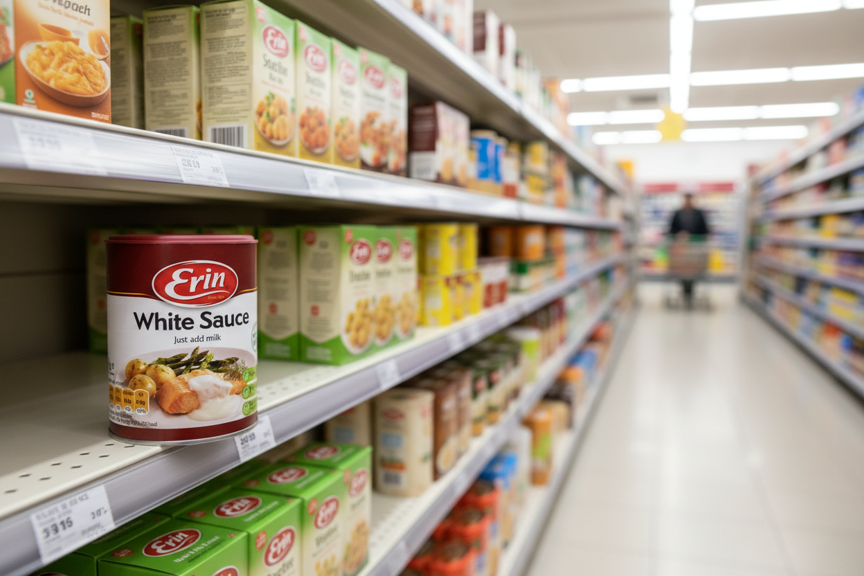 12 x Erin Weiße Sauce Trommel 126 g