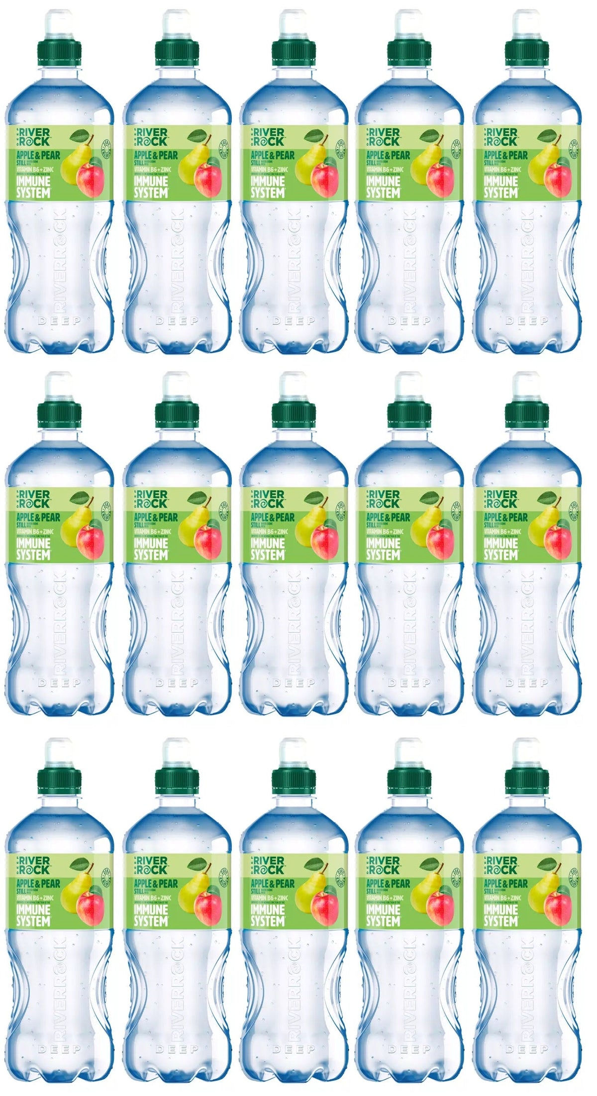 15 x Deep Riverrock Apple & Pear Still Water Drink 750Ml