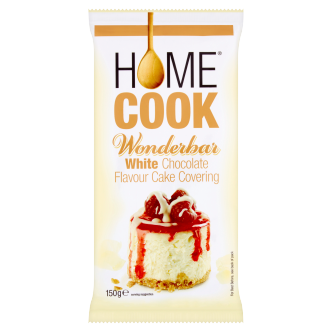 Homecook White Chocolate Cake Covering 150g | Pack of 10