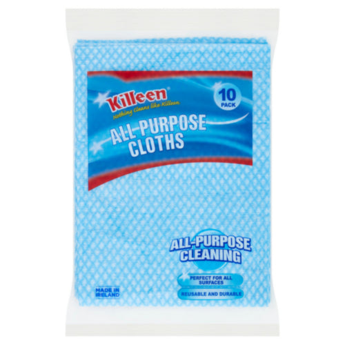 10 paños multiusos Killeen - PAQUETE DE 10