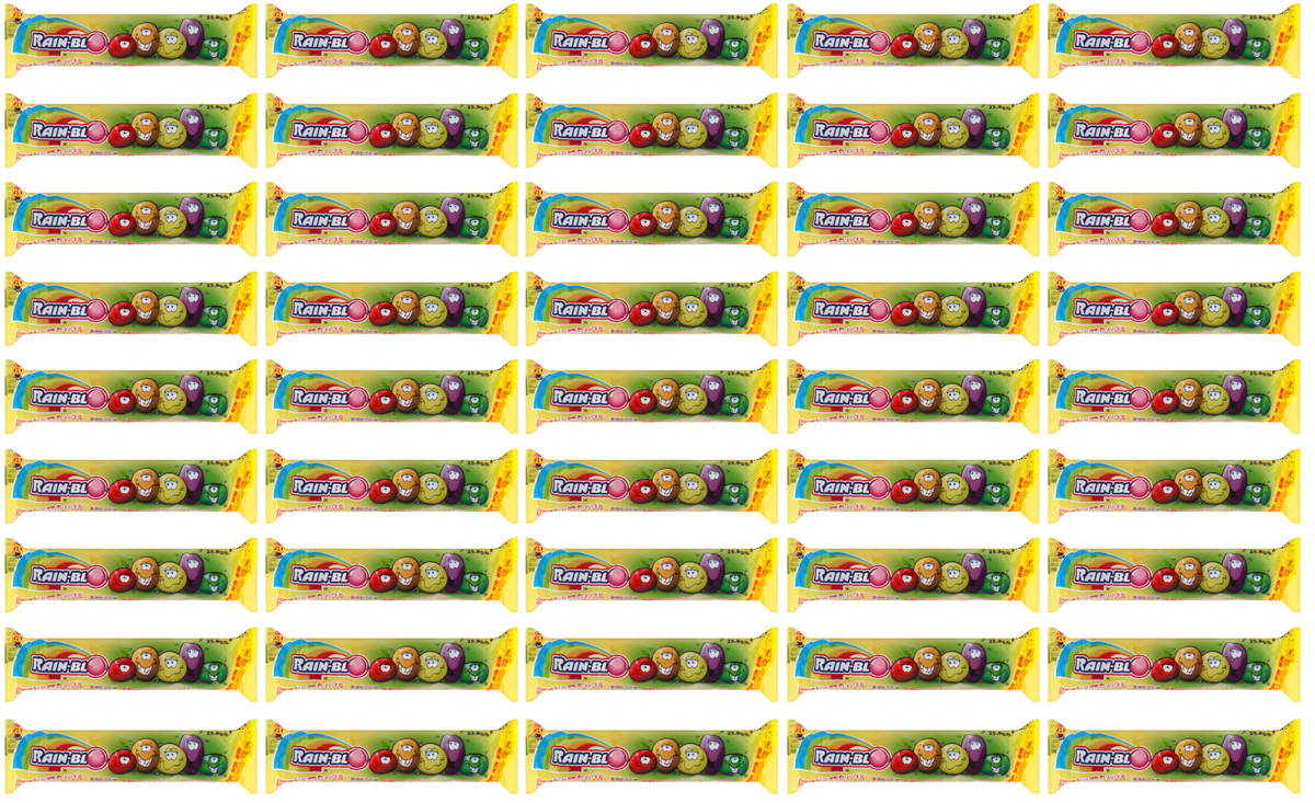 45 x Zed Bubblegum Rainblow