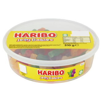 Haribo Jelly Babies - Packung mit 100 Miniatur-Fruchtgummi-Süßigkeiten