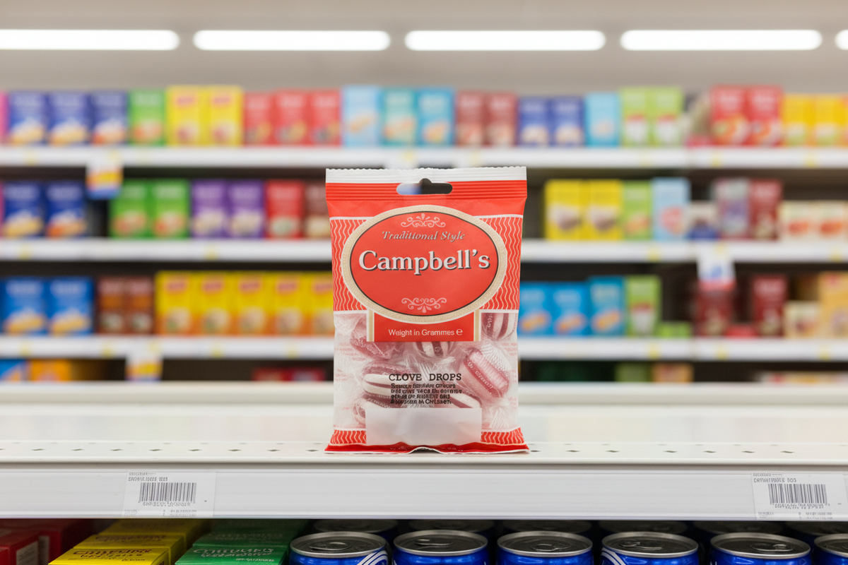 12 x Campbell's Nelkenbonbons Beutel 100g