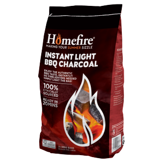 Homefire Instant Light BBQ Charcoal – 2 Pack