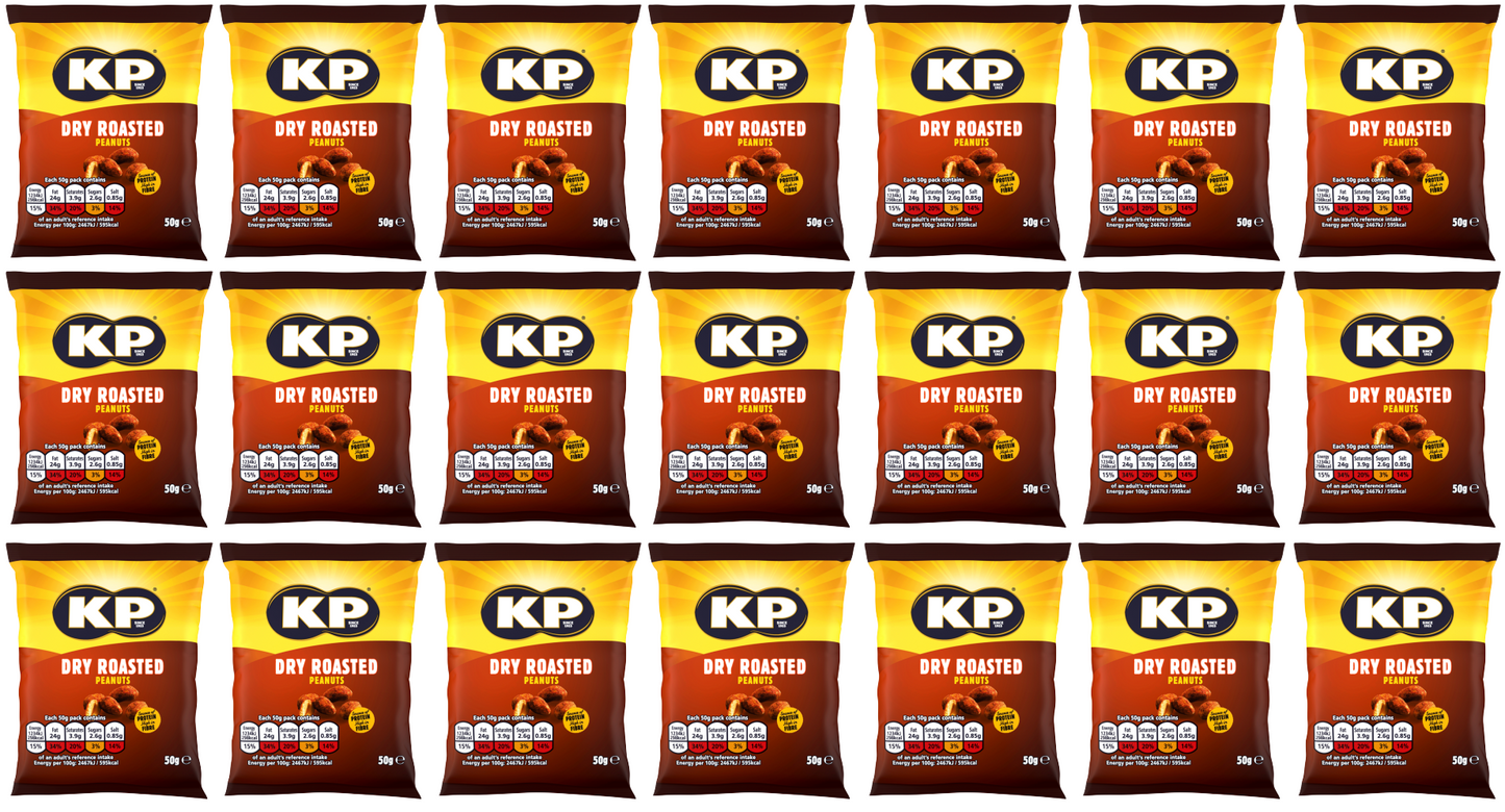 21 X Kp Cacahuetes tostados en seco tarjeta 21/18 50G