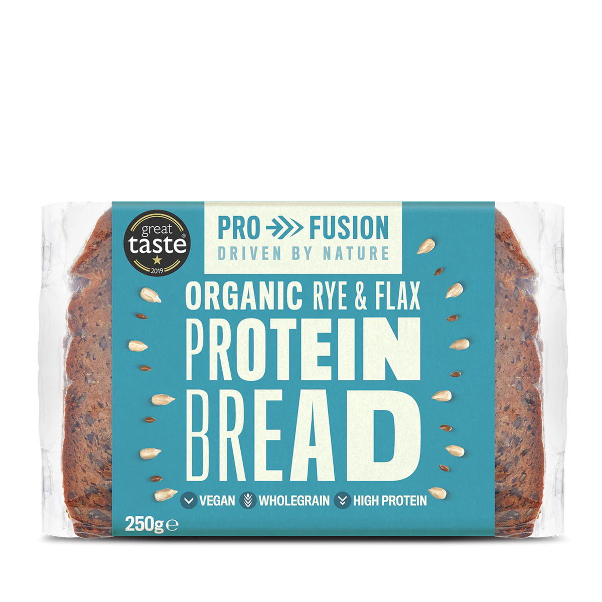 Organic Rye & Flax Protein Bread – 250g (Biona)