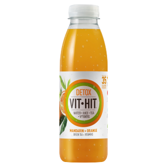 12 x Vit Hit Mandarine Orange Detox 500 ml