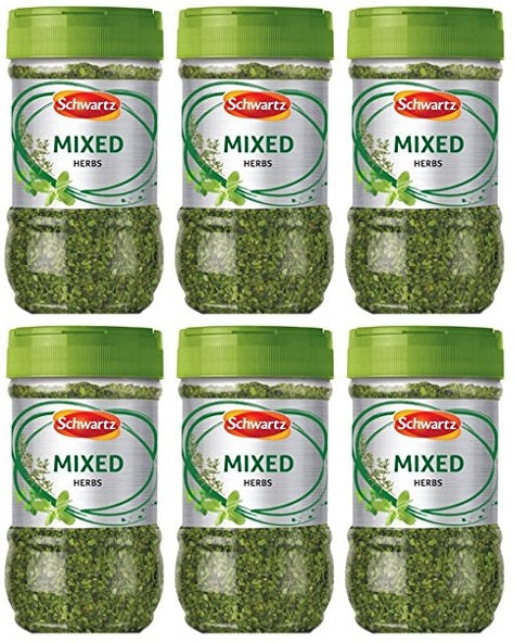 6 x Schwartz Gartenkräuter 100G