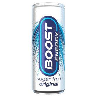 Boost Sugar Free Energy Drink 250ml - 24er-Pack Dosen
