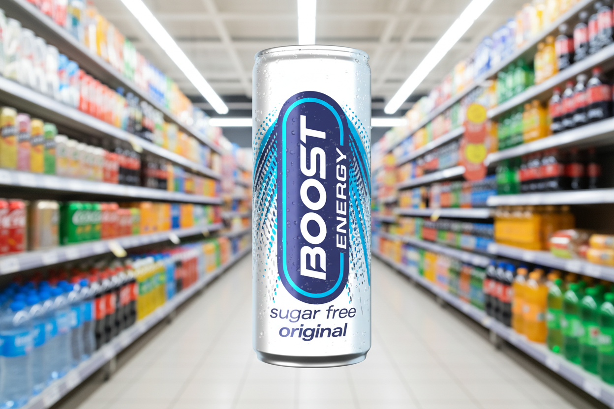 Boost Sugar Free Energy Drink 250ml - 24er-Pack Dosen