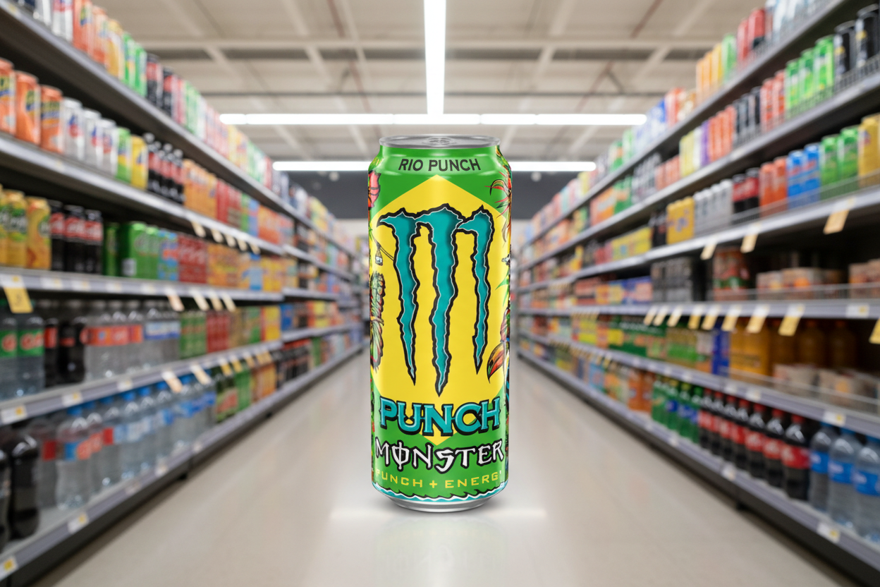 Monster Rio Punch 500ml Energy Drink – Case of 12 Cans