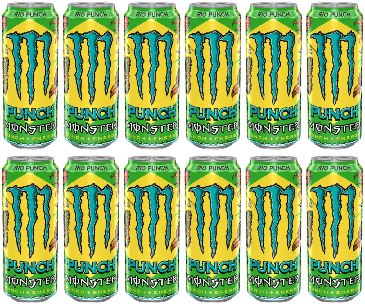 Monster Rio Punch 500ml Energy Drink – Case of 12 Cans