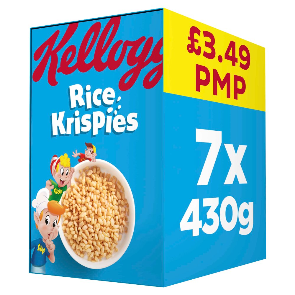 7 x Kelloggs Rice Krispies - 430G