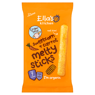 Ella's Kitchen Bio Knabberei Mais & Karotte 17g – 5er-Pack