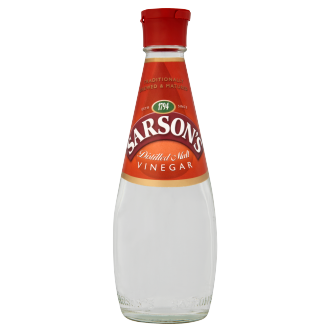 12 x Sarsons Vinagre Destilado de Mesa 250ml