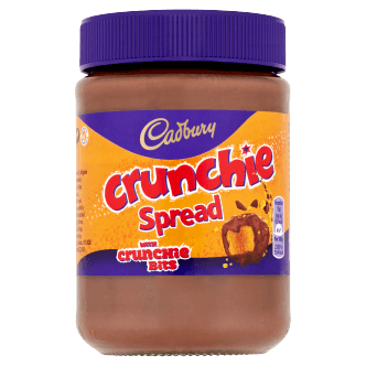 Cadbury Crunchie Schokoladenaufstrich 400g (6er Pack)