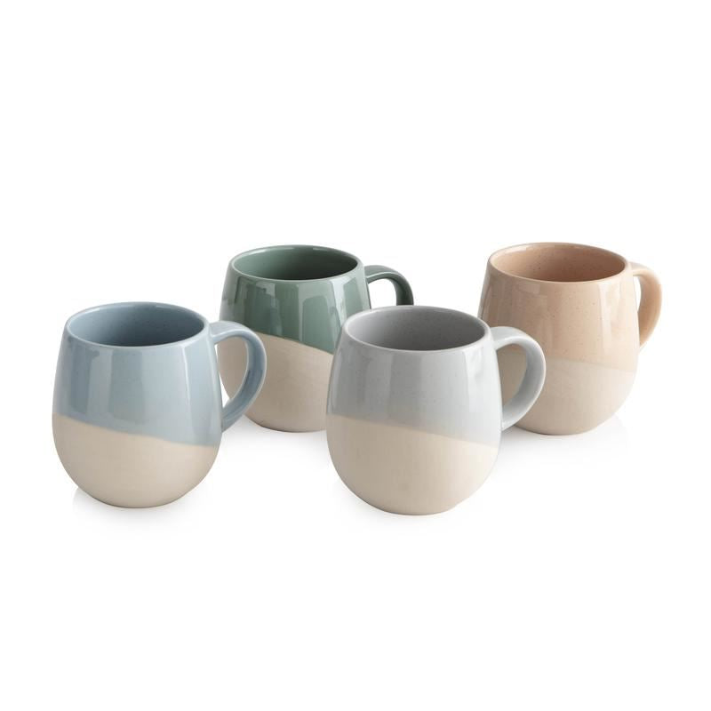 Tower Barbary & Oak Set Of 4 Colour Dipped Mug