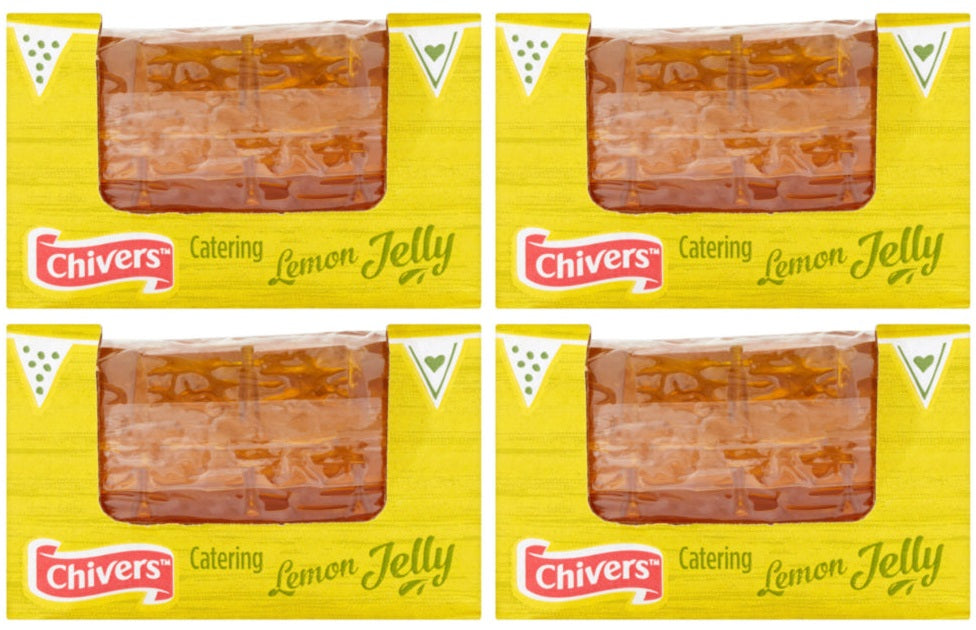 4 x Chivers Catering Zitronen-Gelee 12 x 135g (1,62kg)