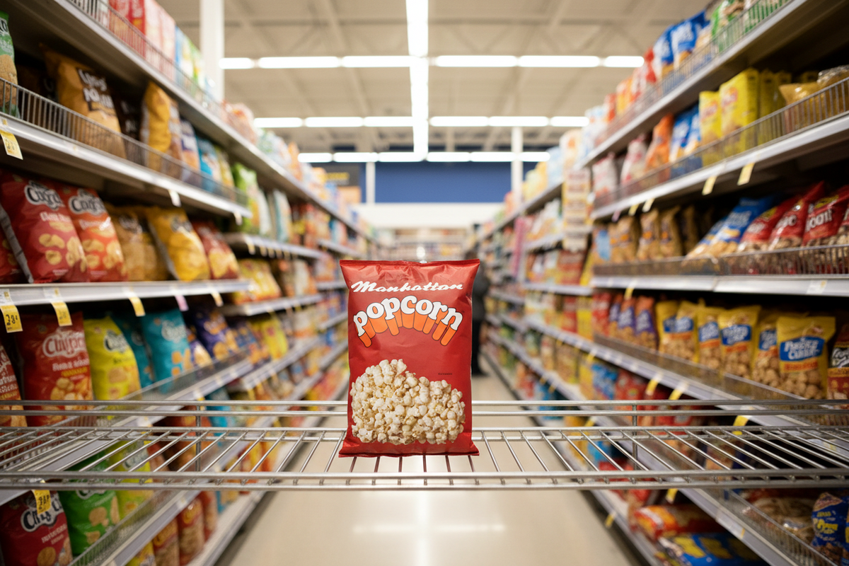 12 x Manhattan Popcorn gesalzen 100 g