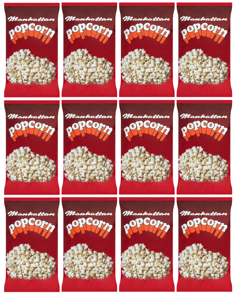 12 x Manhattan Popcorn gesalzen 100 g