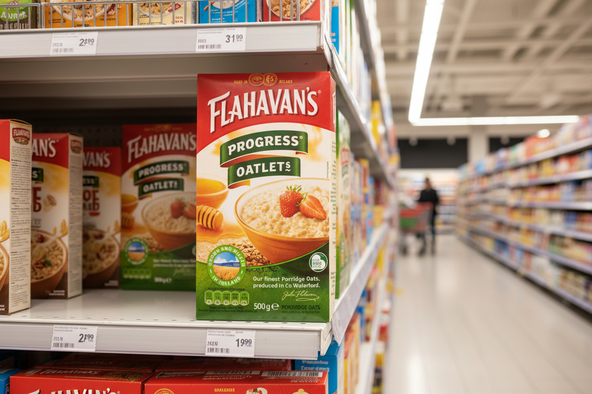 12 x Flahavans Porridge Haferflocken 500g