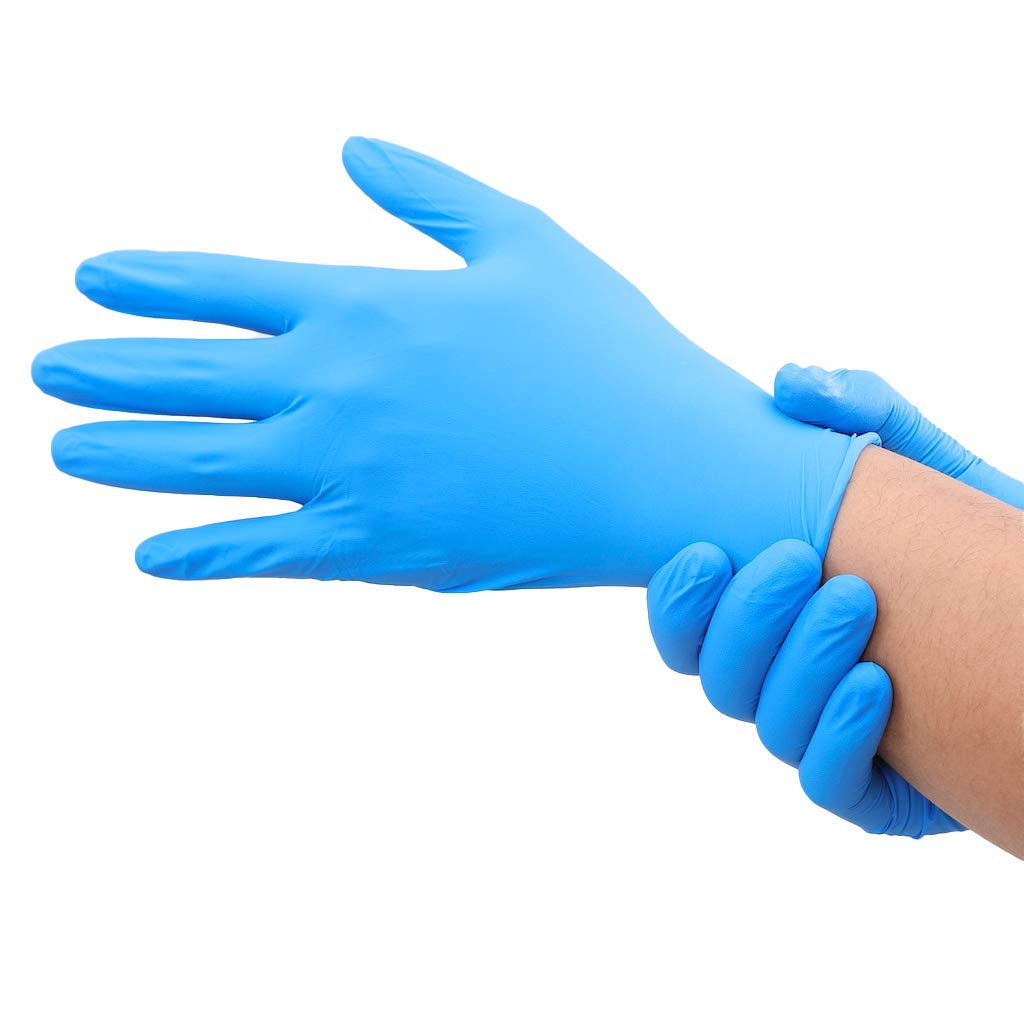 Supertouch Blue Nitrile Powder Free Gloves - Extra Large - Pack of 100