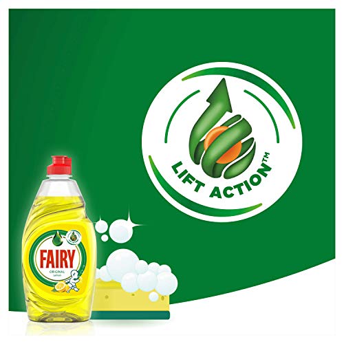 Fairy Washing Up Liquid Lemon with Liftaction, 1015ml