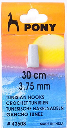 Pony Tunisian Crochet Hook, Aluminium,