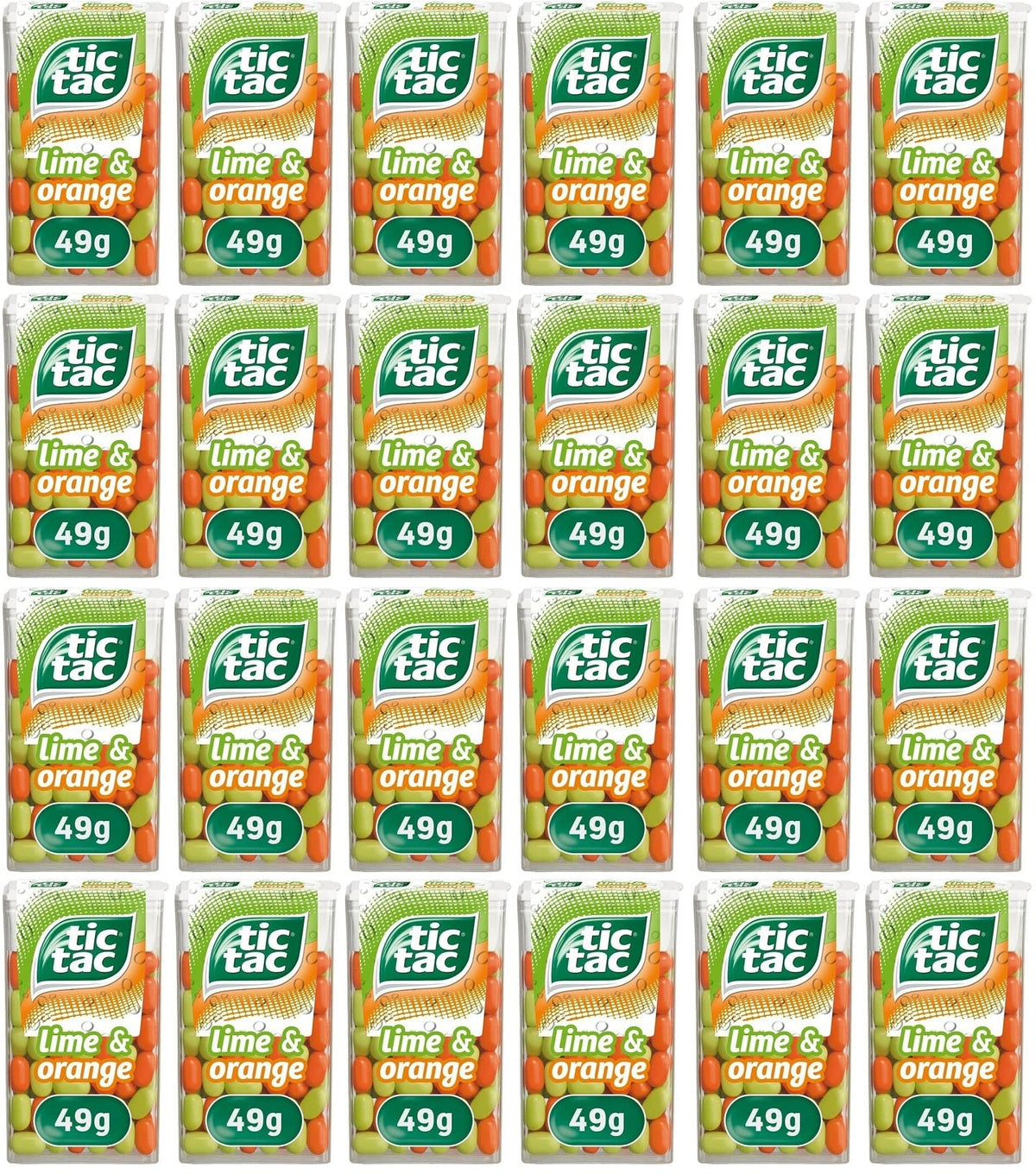 24 x Tic Tac Lime & Orange 49G