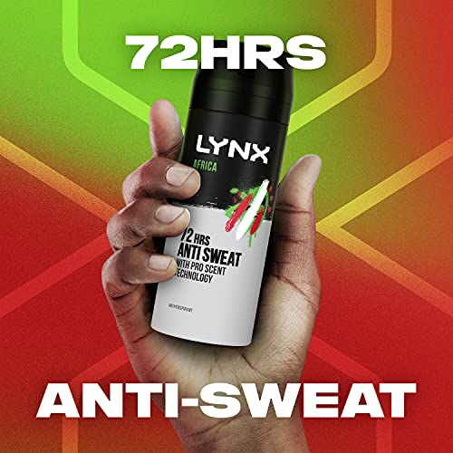 Lynx Africa 72-hour protection Antiperspirant Deodorant Spray 150 ml