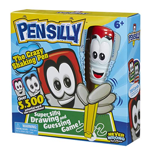 Pensilly drawing game, silly drawing game, wobbly pen, guess the drawing, frantic fast paced game