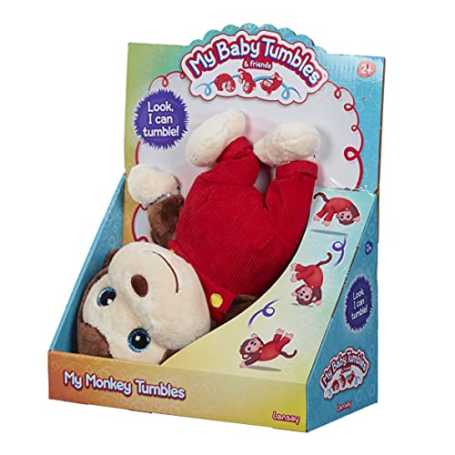 MY MONKEY TUMBLES Pre-School Soft Toy With Funny Tumbling Feature - As Seen On TV!