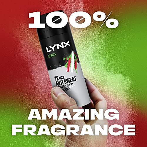 Lynx Africa 72-hour protection Antiperspirant Deodorant Spray 150 ml