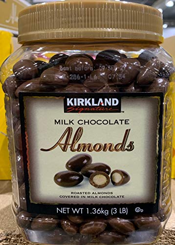 KIRKLAND SIGNATURE Milk Chocolate Almonds - 1.36Kg